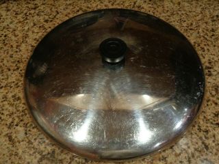Vintage Revere Ware 11 3/4 " Diameter Lid Cover For 12 " Pan Pot Replacement Cover