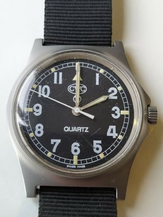 Cwc G10 1995 British Military Royal Marines Issue (0555) Rare Quartz Watch