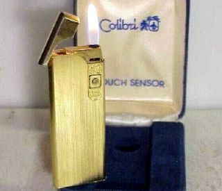 Boxed Colibri Touch Sensor Lighter,  Vtg 1980’s Near Cond