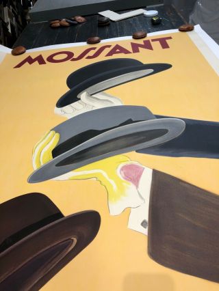 Vintage Poster Leonetto Cappiello Mossant Signed Dated 1938 4