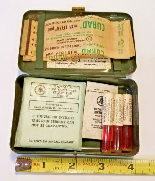 Vintage Bell System - S First Aid Kit - Miniature Pocket Size,  Complete