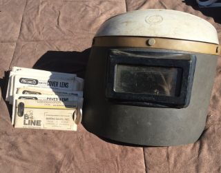 Vintage Jackson Welding Helmet Mask With Replacement Lenses