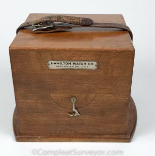 1940 ' s Era Hamilton Gimballed Chronometer Watch Model 22 Hamilton Clock - ARMY 4