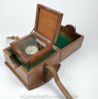 1940 ' s Era Hamilton Gimballed Chronometer Watch Model 22 Hamilton Clock - ARMY 6
