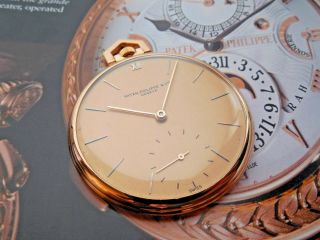 1939 18k Solid Rose Gold Antique Patek Philippe 18j Triple Signed Archive Papers