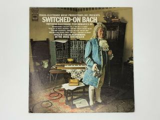 Walter (wendy) Carlos - Switched On Bach Lp Vintage Vinyl 1968 Moog Columbia