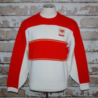 Vtg Pro Line Cliff Engle San Francisco 49ers Sweater Sz Xl Red White R1