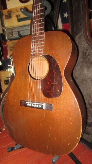 Vintage 1947 Martin 00 - 17 Flattop Acoustic Natural W/ Hard Case,  Classic