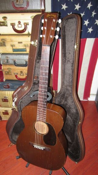 Vintage 1947 Martin 00 - 17 Flattop Acoustic Natural w/ Hard Case,  Classic 2