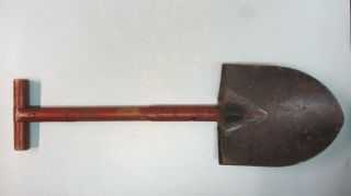 Vintage U.  S.  T - Handle Military Trench Shovel Marked U.  S.  (ww 1) ?