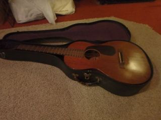 Vintage 1931 C.  F.  Martin Model 1 - 17 Acoustic Guitar With Case
