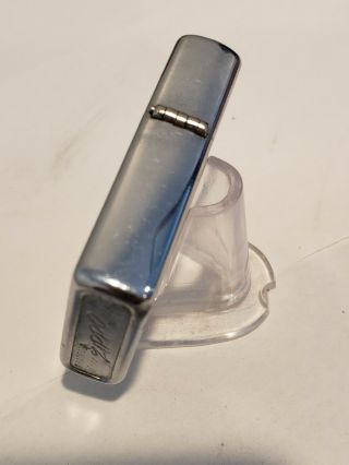 1974 Vintage Zippo Cigarette Lighter Brush Chrome NO 200 3