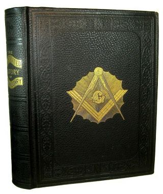 1902 Freemasonry History Antique Masonic Illustrated Knights Templar Occult Book