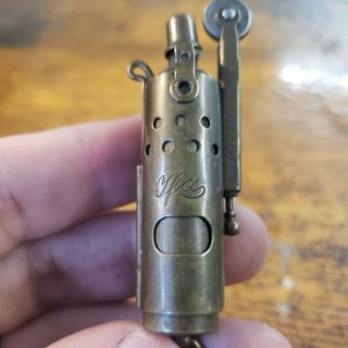 Rare Vintage Brass " Imco " Austria Trench Lighter Pat.  105107 - Shape