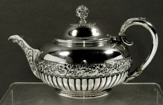 Tiffany Sterling Tea Set  c1891 PERSIAN MANNER 4