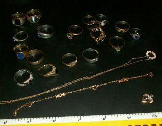 Antique Gold Rings Jewelry All 10k,  57 Grams Not Scrap Men 