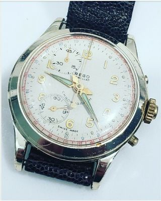 Vintage Rego Lapanouse Chronograph Mens Swiss Made Watch