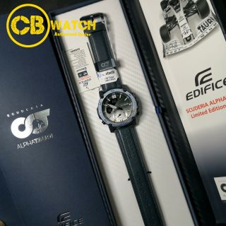 Casio Watch Edifice Scuderia Alphatauri Limited Edition Ecb - 20at - 2a Men