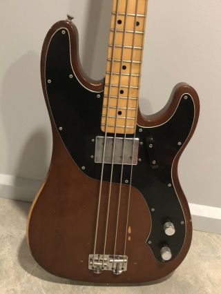American Made Vintage 1972 Fender Telecaster Bass Guitar W/ Case Usa