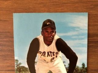 Roberto Clemente 1968 Dexter Press Postcard Pittsburgh Pirates MLB Hall Of Fame 3