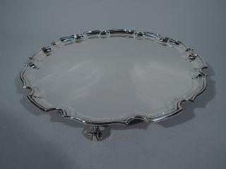 Georgian Salver - Traditional Tray - English Sterling - Chatterley 1959