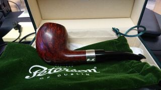 Peterson Sherlock Holmes Strand Smooth Silver Mounted Pipe
