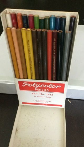 Koh - I - Noor Hardtmuth Polycolor Vintage Colored Pencils Set of 24 Assorted Colors 2