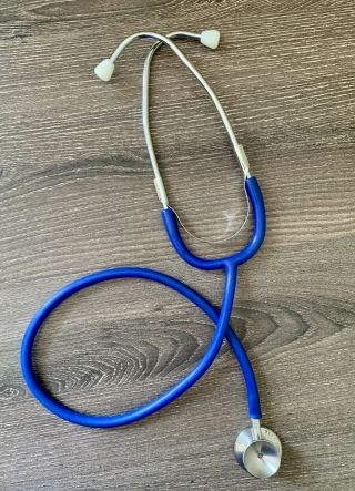 Vintage Littman Stethoscope Blue 22 "