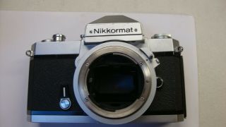 Vintage Nikon Nikomat Ft 35mm Slr Film Camera -