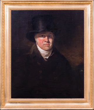 Large 19th Century Portrait Of Gentleman Nathaniel Plimer By Andrew Geddes