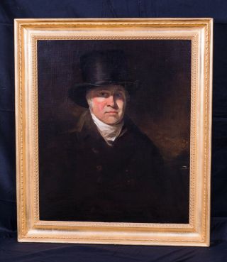 Large 19th Century Portrait Of Gentleman Nathaniel Plimer by Andrew GEDDES 3