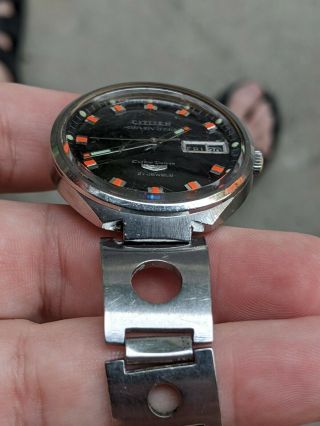 Vintage ' 68 Citizen Seven Star Custom Deluxe Watch,  Orig.  Rally Bracelet, 3