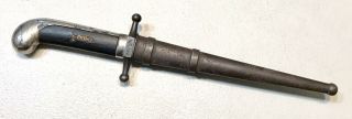 Vintage Antique WW2 Italian Fascist “Blackshirts” MVSN Dagger Knife Model 1925 2