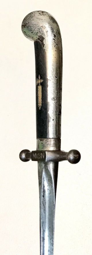Vintage Antique WW2 Italian Fascist “Blackshirts” MVSN Dagger Knife Model 1925 4
