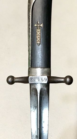 Vintage Antique WW2 Italian Fascist “Blackshirts” MVSN Dagger Knife Model 1925 6