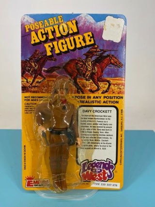 Vintage Empire Toy - 1975 - Legends Of The West - Davy Crockett - Action Figure