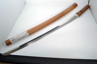 Katana Japanese Sword By Kanefusa Lived In Seki At Noshu Meiji Blade 66.  5cm
