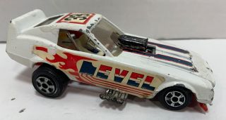 Vtg Evel Knievel 33 Race Car Ideal 1976 Die Cast White Pictures