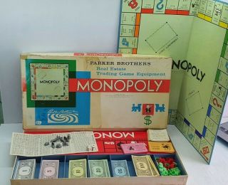Vintage Monopoly Board Game Made In Australia By Toltoys Parker Brothers