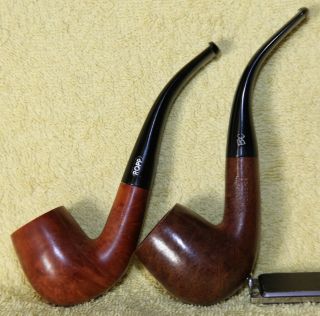 2 French Estate Pipes (1970s - 80s) : (butz - Choquin Cocarde,  Ropp Regence) N.