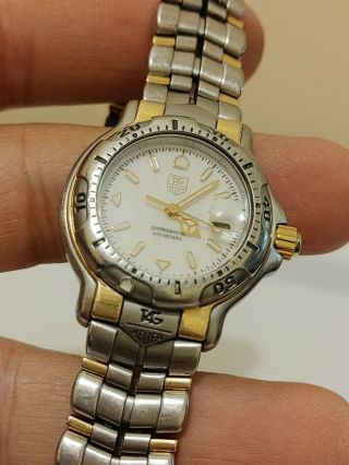 Womens’ Tag Heuer Watch Wh1353 Stainless Steel & 18k Yellow Gold