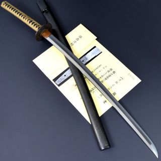 Authentic Nihonto Japanese Sword Katana Hirotsugu 廣次 Signed W/nbthk Hozon Nr