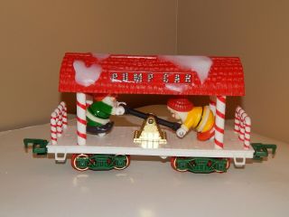 Vtg 1989 Music Christmas Express Bright Train Pump Car Christmas 183