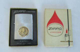 Vintage Zippo Lighter Box Head Of The Bourbon Family