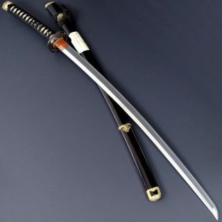 Authentic Nihonto Japanese Sword Katana Hizen Tadahiro 肥前忠廣 Whandachi Koshrae Nr