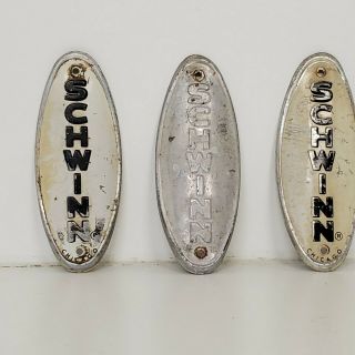 Vintage Schwinn Head Badges Chicago (no Screws) A2b