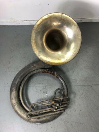 Antique Vintage Conn Sousaphone 1920’s - 1930’s Brass Horn Musical Instrument King