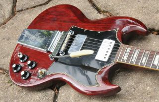 1969 Gibson Sg Standard Heritage Cherry Red 1960s Vintage,  Ohsc
