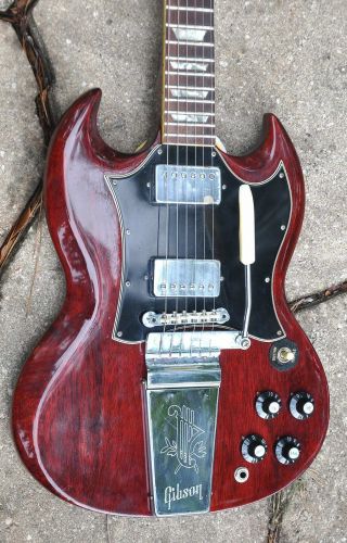 1969 Gibson SG Standard Heritage Cherry Red 1960s Vintage,  OHSC 3