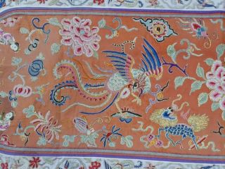 Straits Chinese Peranakan Nonya antique Silk embroidered panels 2